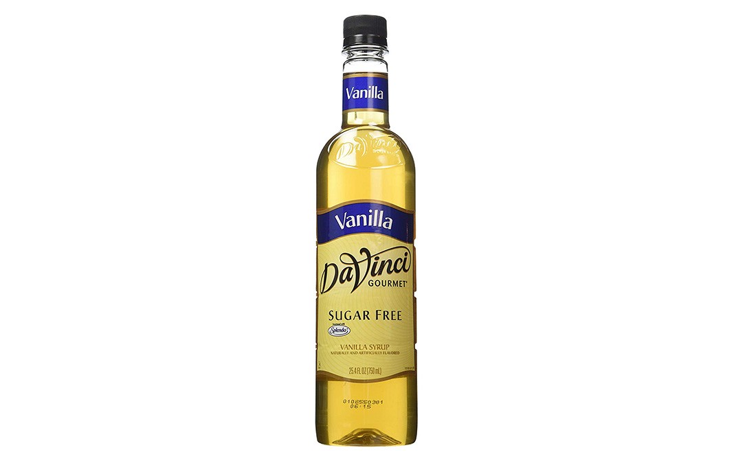 Davinci Sugar Free Vanilla Syrup  Glass Bottle  750 litre